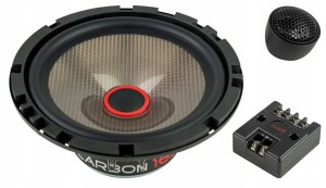 Audi A3 8P 2003-12 Carbon 165 by Audio System 120W+MDF