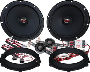 Porsche Cayenne 2017-> tył Audio System X200EM EVO2+MDF 20cm
