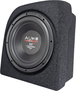 Passat B5 Kombi subwoofer w boczek Audio System M10DC evo 300W RMS 2 Ohm