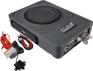 OUTLET Audio System US08 ACTIVE EVO 225W RMS sub aktywny + kable + pilot