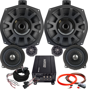 ETON BMW F30 F31 F34 F36 BASIC Eton B100W BSUB2 3-dr. +wzmaniacz 4x125W RMS