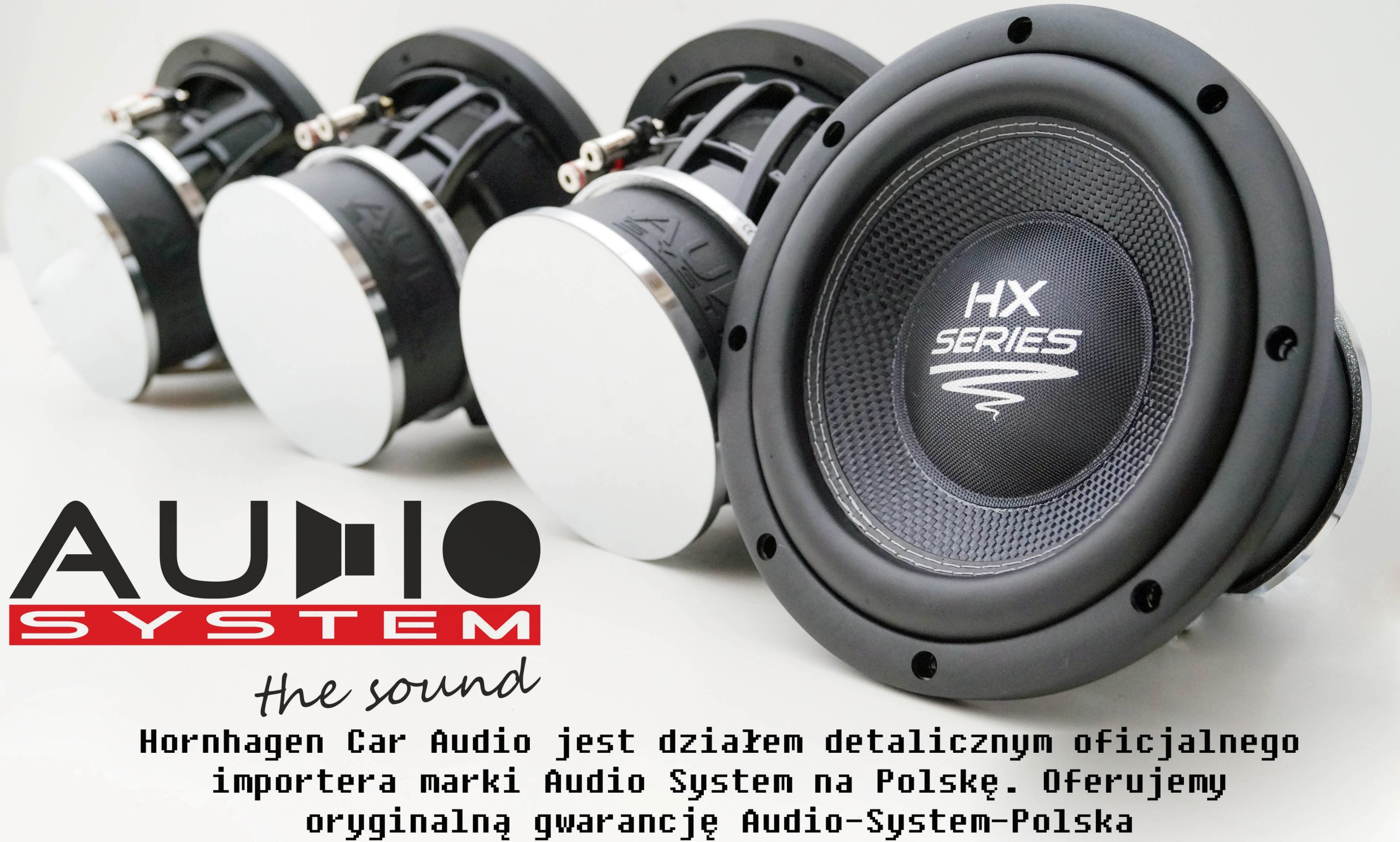 Audio System 300 Watt High-End Subwoofer Mini Auto Basskiste HX-08 SQ G 20cm